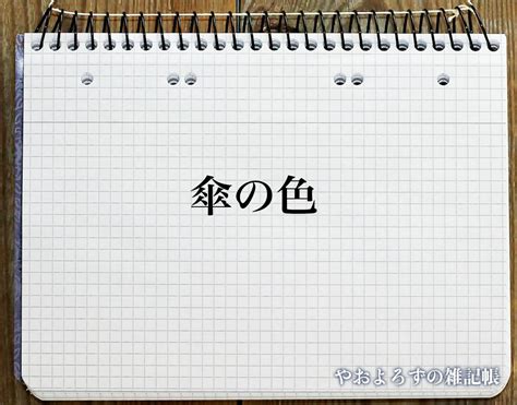 傘 風水|「傘の色」の風水での解釈 